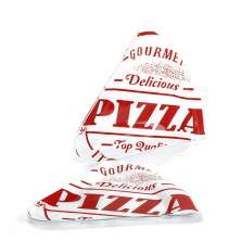 Conjunto com 2 Pratos para Servir Pizza em Vidro Resistente 
