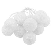 Cordão Fio De Luz Luminária De Bolinhas Led 10 Bolas 1,80m À Pilha