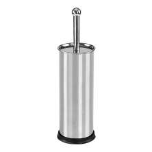 Escova Sanitária com Suporte Inox Cerdas Arredondadas 