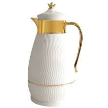 Garrafa Térmica De Mesa Branca Bule Café Chá Chimarrão 1Litro