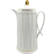 Garrafa Térmica De Mesa Deep White Café Chá Leite De 1 Litro