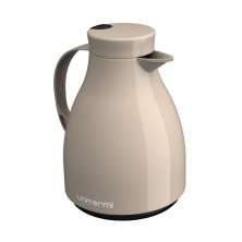 Garrafa Térmica De Mesa Paris Bege 1L Bule Gatilho Café Chá