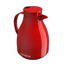 Garrafa Térmica Mesa Paris Vermelha 1L Bule Gatilho Café Chá