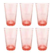 Jogo Copos Vidro para Agua e Suco Long Drink 300ml  
