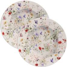 Jogo Pratos Sobremesa Lanche 6 Pessoas 6Pçs Ana Clara 21cm