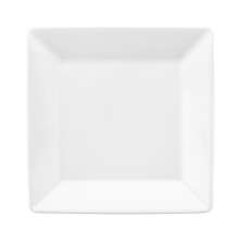 Kit 10 Pratos de Sobremesa Quartier White Oxford® Porcelana 20cm
