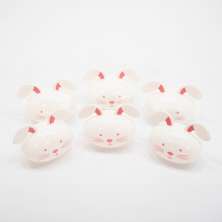 Kit 12 Coelhos de Páscoa em Formato em Ovo Enfeite Decorativo