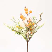 Kit 12 Ramos Artificiais Enfeite Decorativo com Ovinho Páscoa 25cm