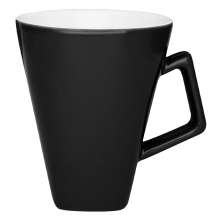 Kit 2 Canecas Quartier Bicolor Preto Oxford® Cerâmica 350ml
