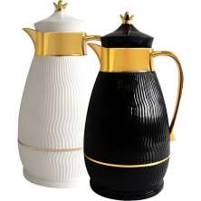 Kit 2 Garrafa Térmica De Mesa Bule Café Com Leite 1 Litro