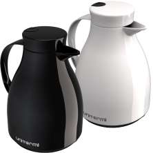 Kit 2 Garrafa Térmica Mesa Gatilho Paris 1L Café Com Leite
