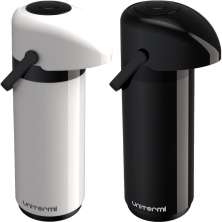 Kit 2 Garrafa Térmica Mesa Verona Pressão 1,8L Café C Leite