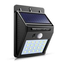 Kit 2 Luminária Solar LED 10W Bateria Luz Recarregável Jardim