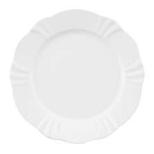 Kit 2 Pratos de Sobremesa Soleil White Oxford® Porcelana 23cm