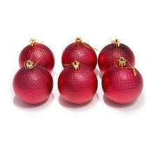 Kit 24 Bolas Natalinas Enfeite Árvore de Natal 7cm Vermelho