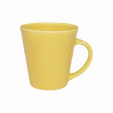 Kit 4 Canecas Drop Amarelo Oxford® Cerâmica 250ml