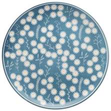 Kit 4 Pratos Rasos Unni Daisy Oxford® Cerâmica 26cm