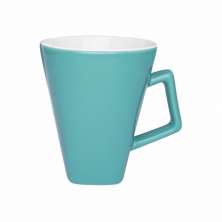 Kit 6 Canecas Quartier Bicolor Azul Oxford® Cerâmica 350ml