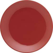 Kit 6 Pratos De Sobremesa Unni Red Oxford® Cerâmica 19cm