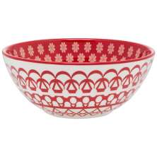 Kit 6 Tigelas Bowl Renda Oxford® Cerâmica 600Ml