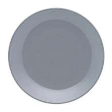 Kit 8 Pratos De Sobremesa Unni Grey Oxford® Cerâmica 19cm