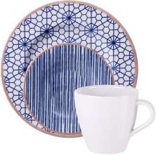 Kit Jogo Café Lanche 2 Pessoas 4Peças Abstratta Tramontina