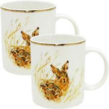 Kit Jogo De Caneca De Páscoa 8Pçs Coelho Em Argila De 380ml