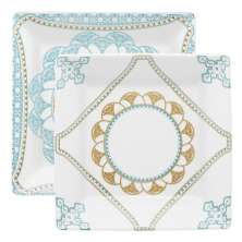 Kit Pratos Rasos e Fundos Quartier Domo Oxford® Porcelana 4 Peças