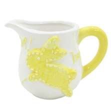 Leiteira de Coelhinho da Páscoa Amarelo Em Cerâmica - 275ml