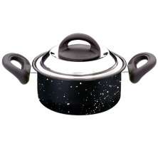 Panela Esmaltada 16cm com Tampa em Inox 