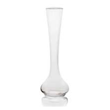 Vaso Solitário Bojudo Transparente 7x20Cm 