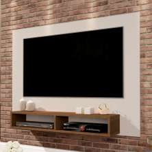 Painel para TV Adhara Off White Freijó