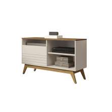 Rack para Tv Bolivia 1 Porta Off White Freijo