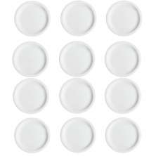 Conjunto de 12 Pratos Rasos para Refeições de Porcelana Igua