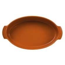 Forma Oval Assar e Servir G Laranja