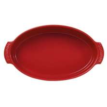 Forma Oval Assar e Servir G Vermelha