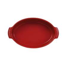 Forma Oval Assar e Servir M Vermelha