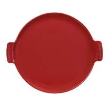 Forma de Pizza Assar e Servir Vermelha