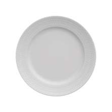Prato Chevron Branco 21 cm