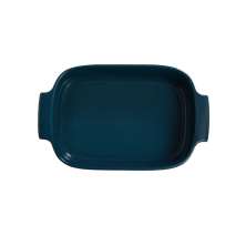Travessa Retangular Assar e Servir Verdigris 28x17 cm