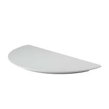 Bandeja Meia Lua Elite Branca 46 cm