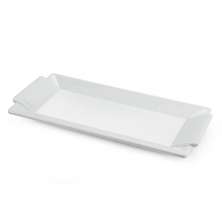 Bandeja Retangular Elite Branca 28 cm