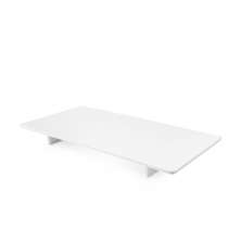 Bandeja Retangular Elite Branca 33 cm