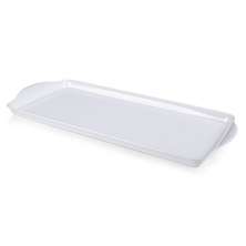 Bandeja Retangular Elite Branca 38 cm