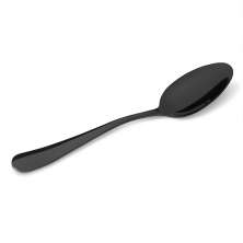 Conjunto com 12 Colheres Inox Elite Preto