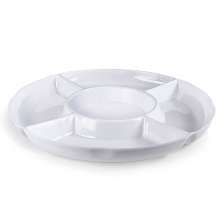Petisqueira Redonda Elite Branca 30 cm