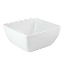 Tigela Quadrada Elite Branca 27 cm