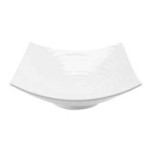 Tigela Quadrada Elite Branca 32 cm