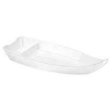 Travessa de Mesa Sushi Sashimi Elite Branca 26 cm