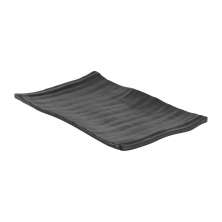 Travessa de Mesa Sushi Sashimi Elite Preta 20 cm
